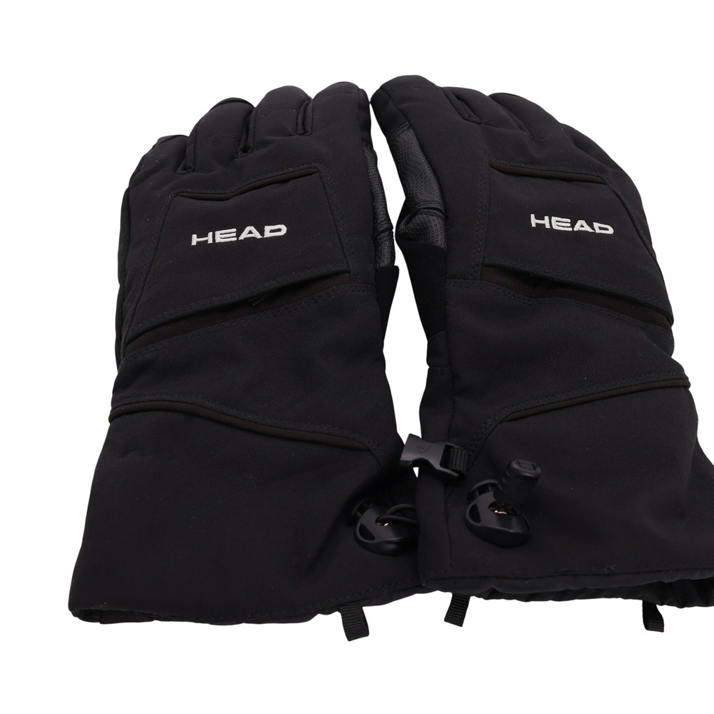 Head Sensatec Womens Black Waterproof Breathable Ski Gloves Small Zipper Pocket